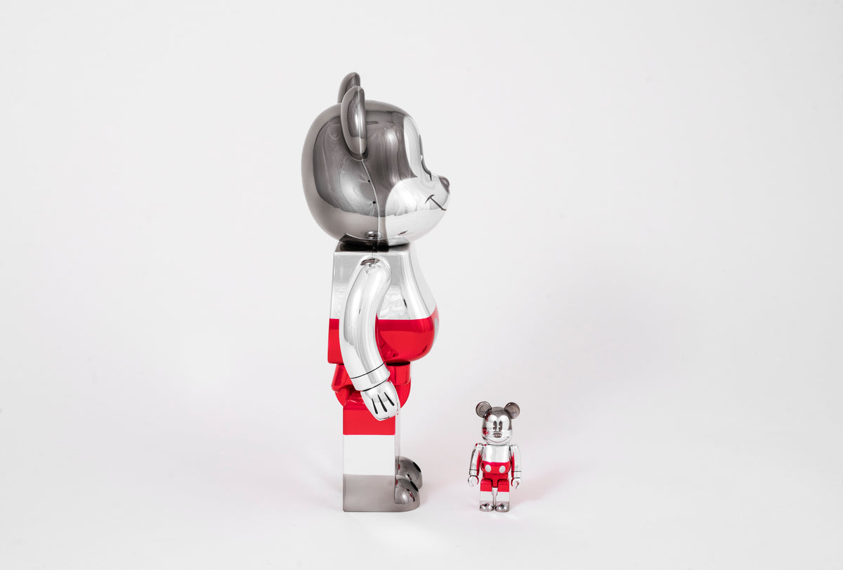 Future Mickey 400% + 100% Be@rbrick Set (2nd Color Version)